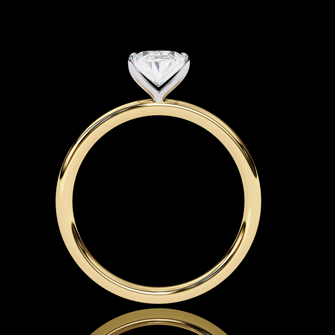 Lab Grown Oval Diamond Ring4