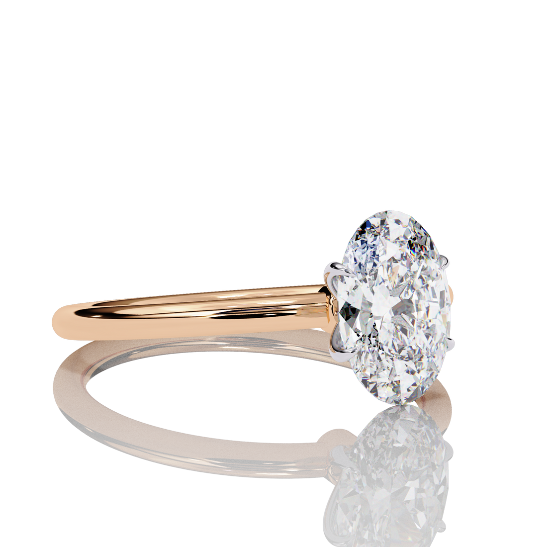 Lab Grown Oval Diamond Ring9