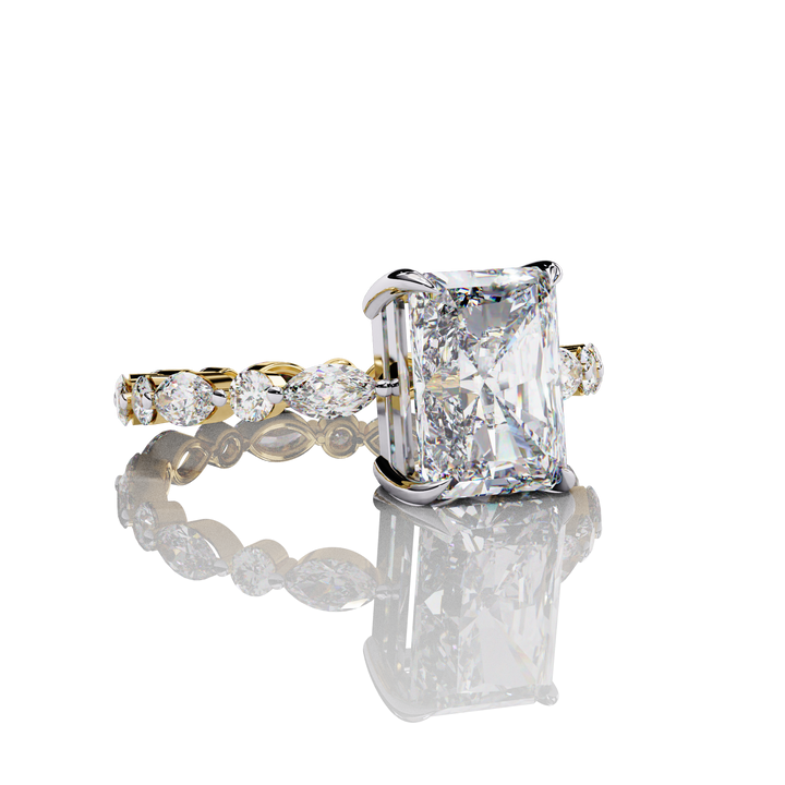 Lab Grown Radiant Diamond Ring