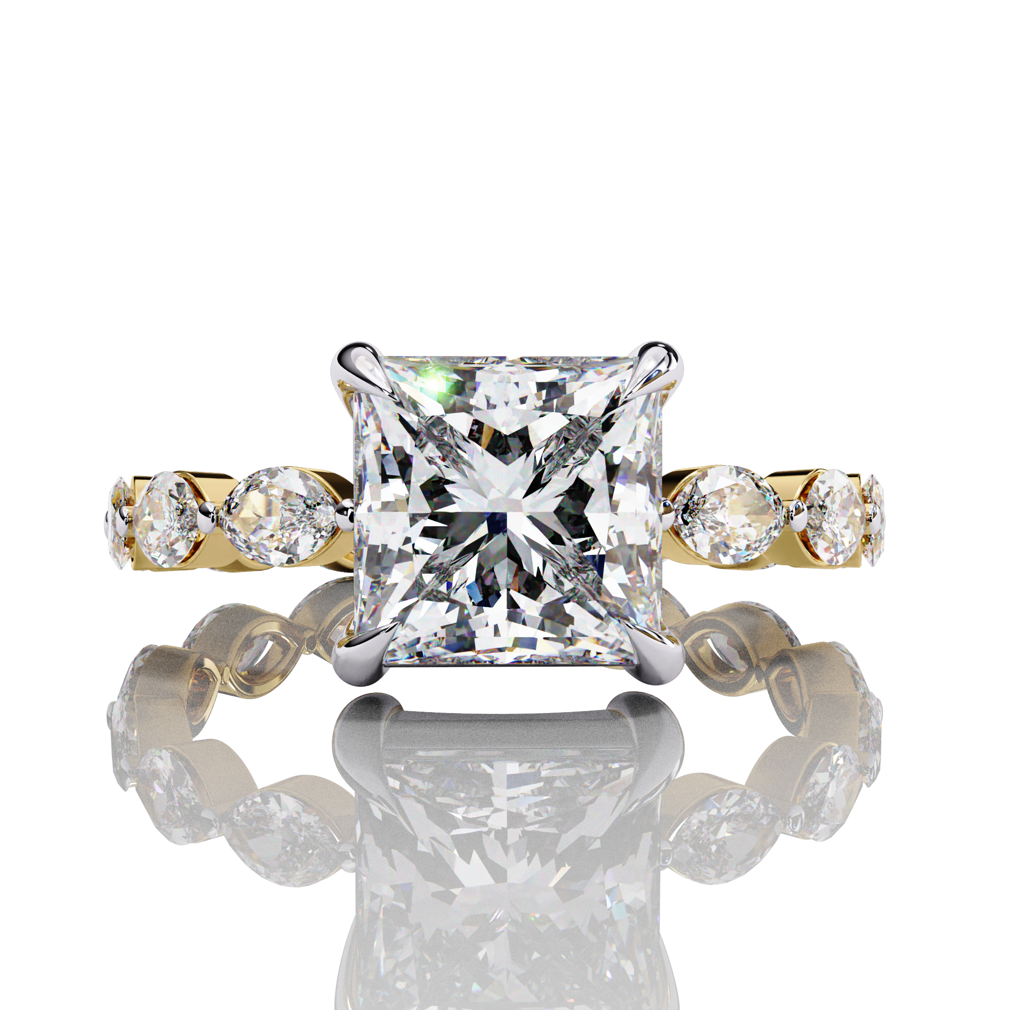 Lab Grown Solitaire Diamond Ring