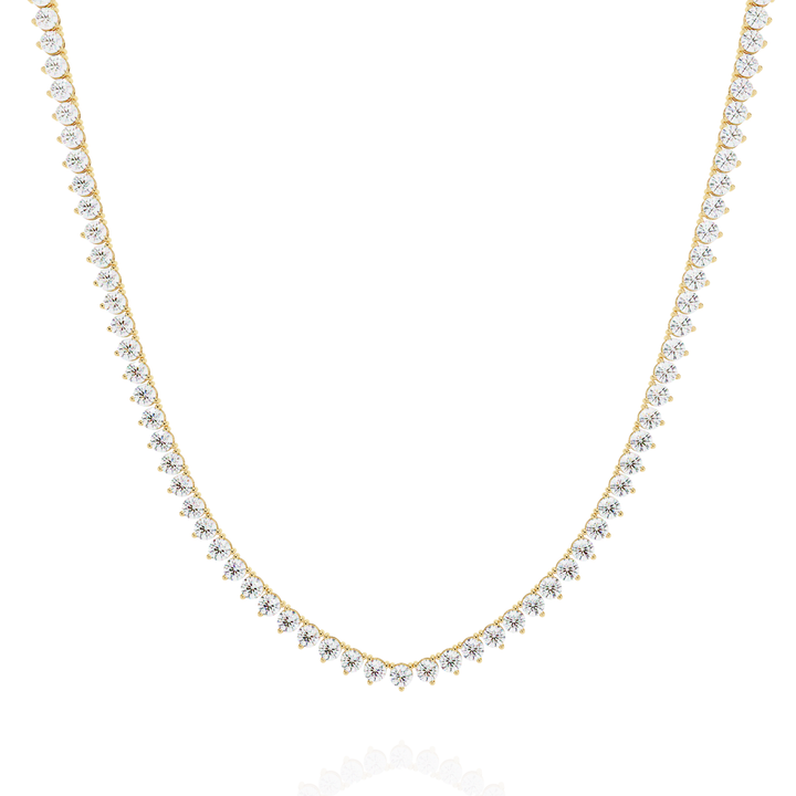 Lab grown Round Diamond Tennis chain (16 inch)