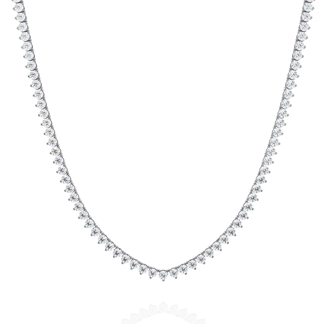 Lab grown Round Diamond Tennis chain (16 inch)