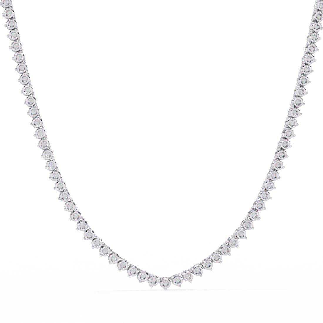 Lab grown Round Diamond Tennis chain (16 inch)
