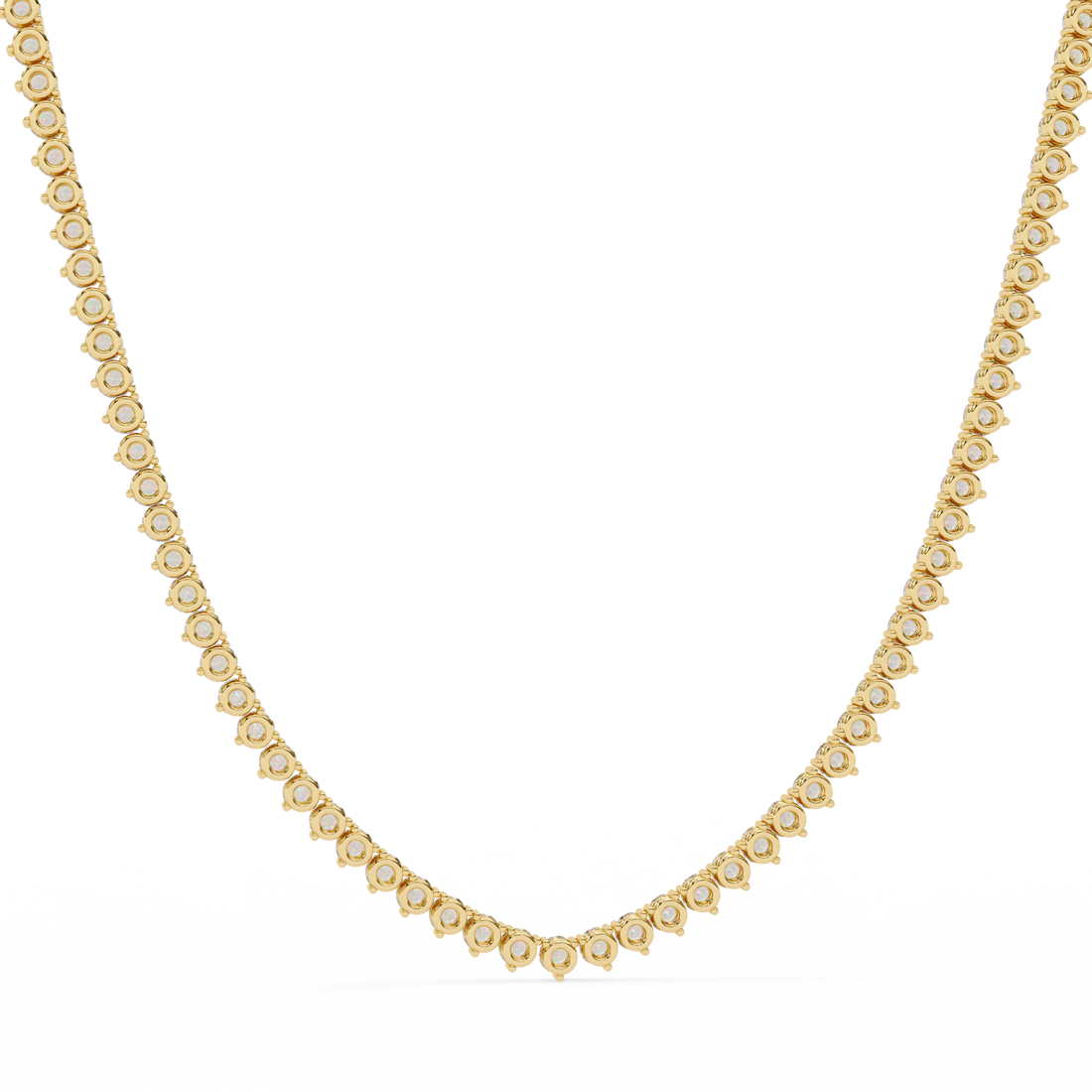 Lab grown Round Diamond Tennis chain (16 inch)