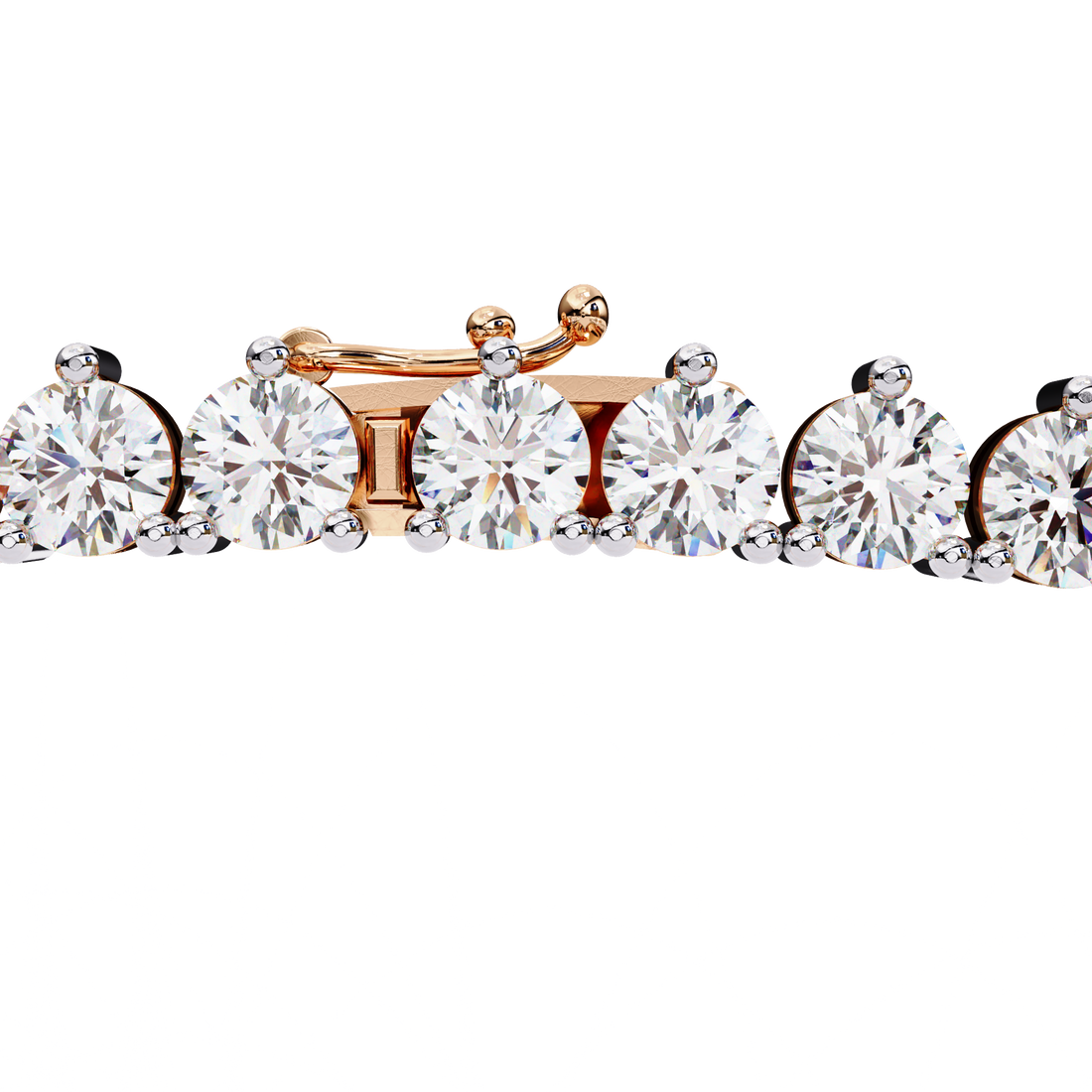 Lab grown Round Diamond Tennis chain (16 inch)