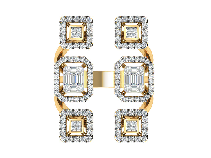 Leafy Autumn Cocktail Ring