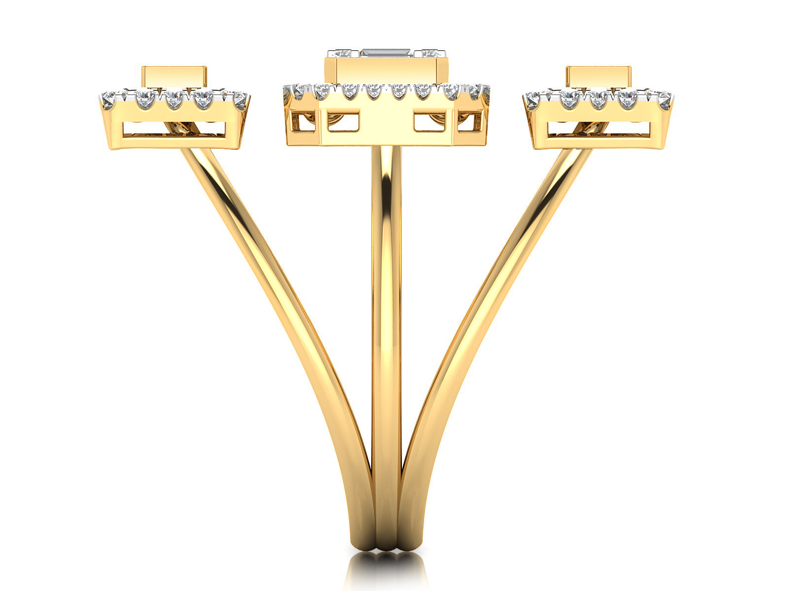 Leafy Autumn Cocktail Ring 3