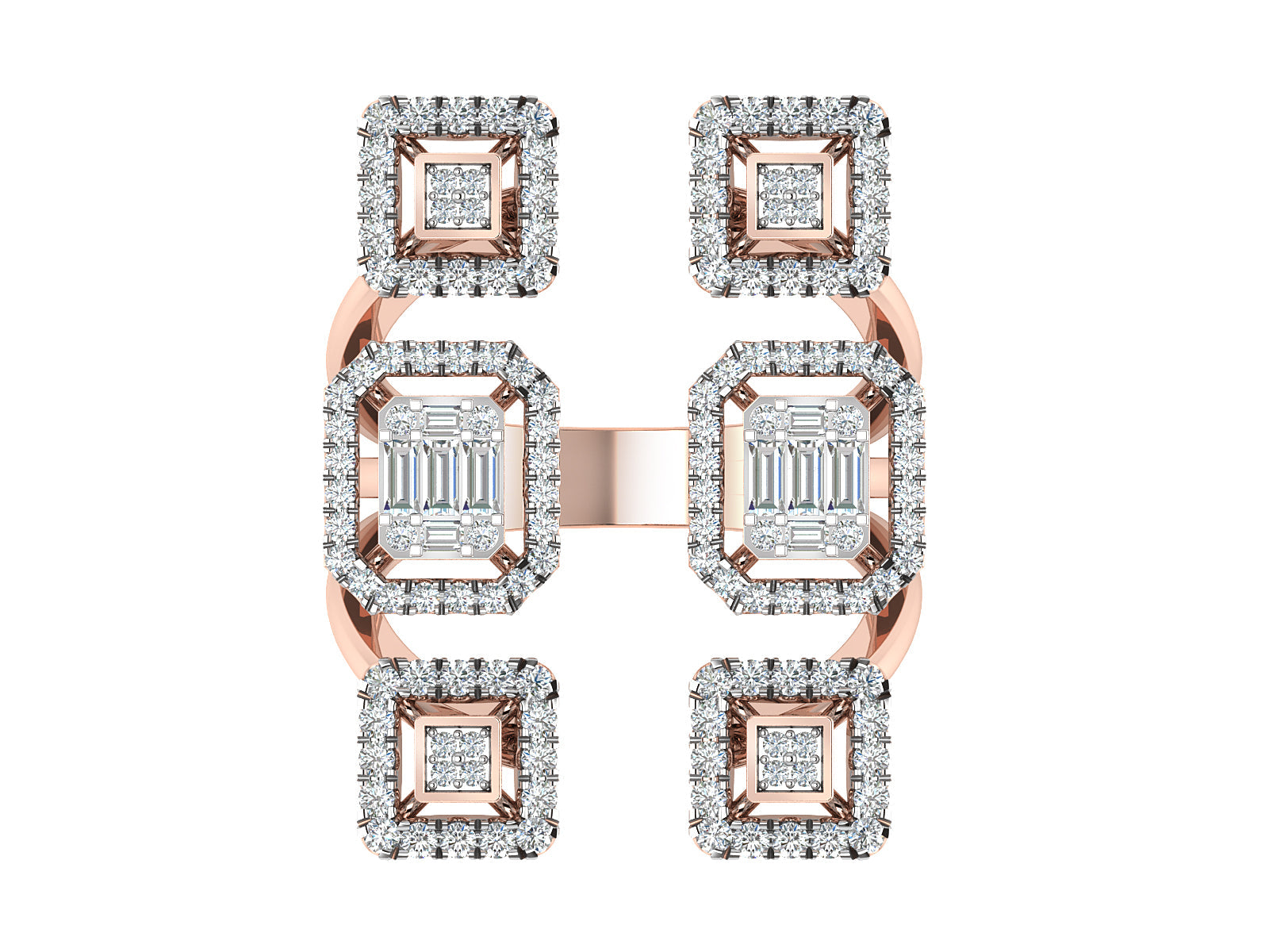 Leafy Autumn Cocktail Ring 4