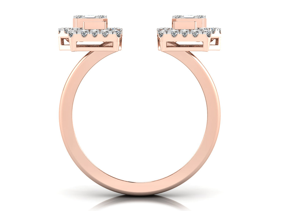 Leafy Autumn Cocktail Ring 7