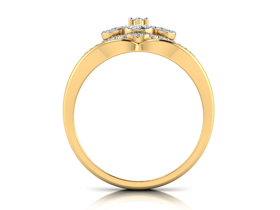 Looped Together Diamond Ring 8