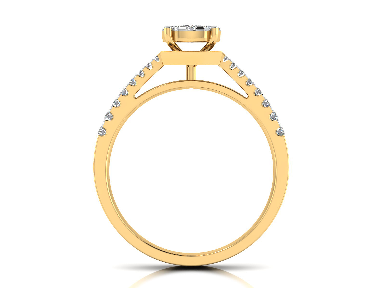 Luminous Charming Diamond Ring 8