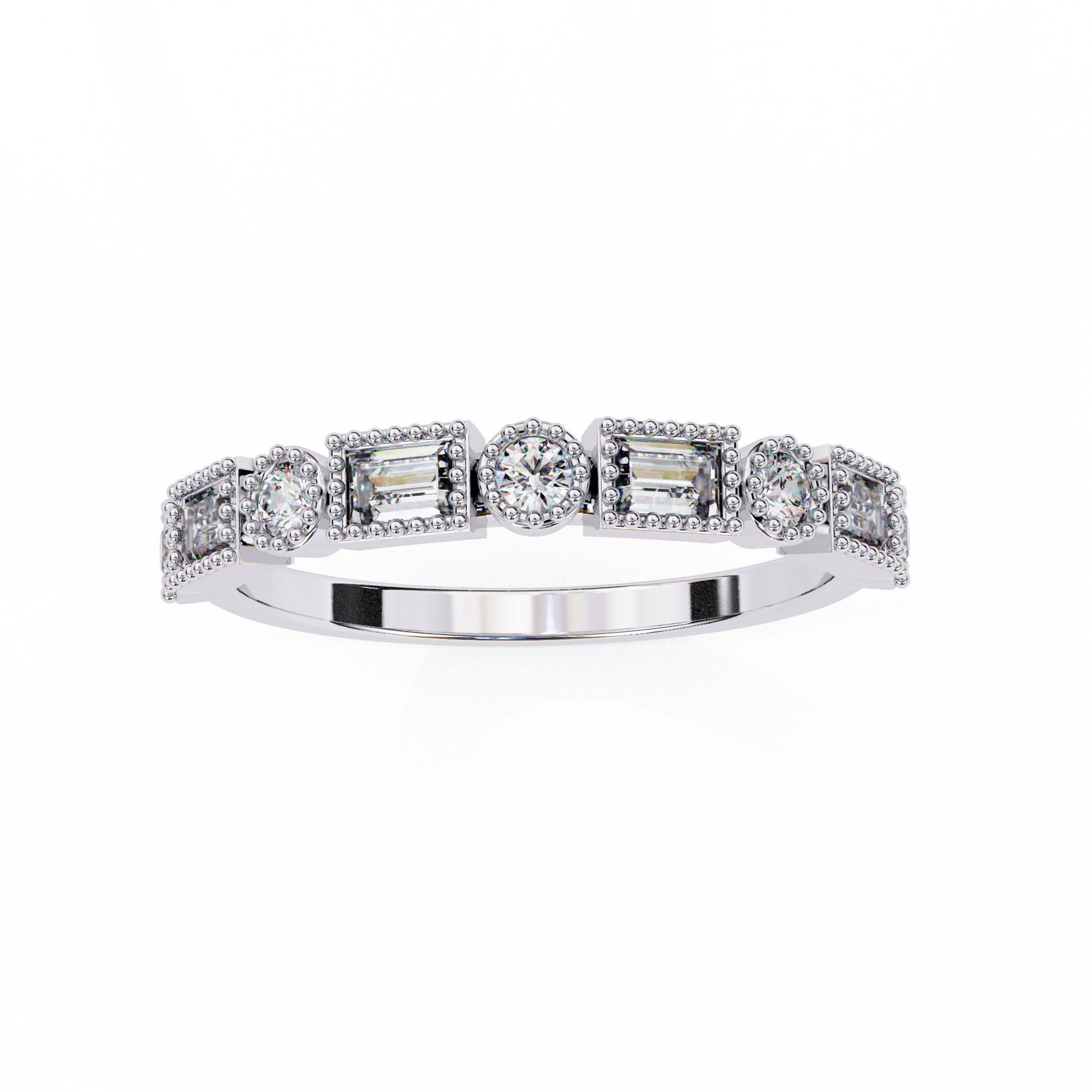 Luna Diamond Band Ring 13