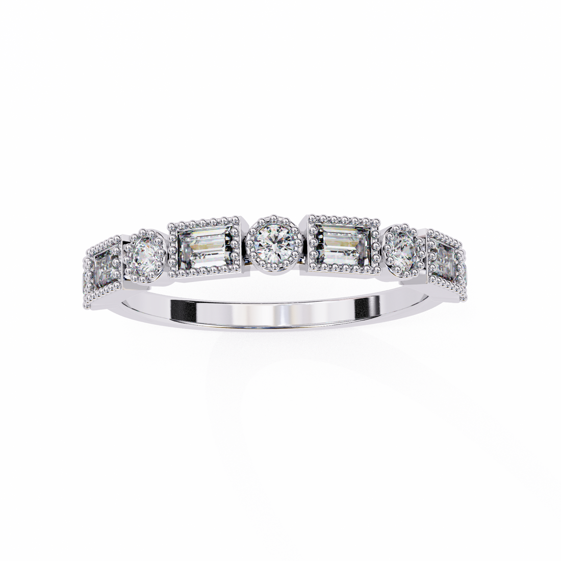 Luna Diamond Band Ring 13