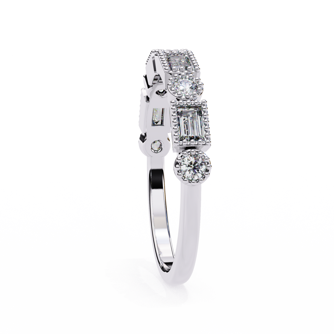 Luna Diamond Band Ring 14