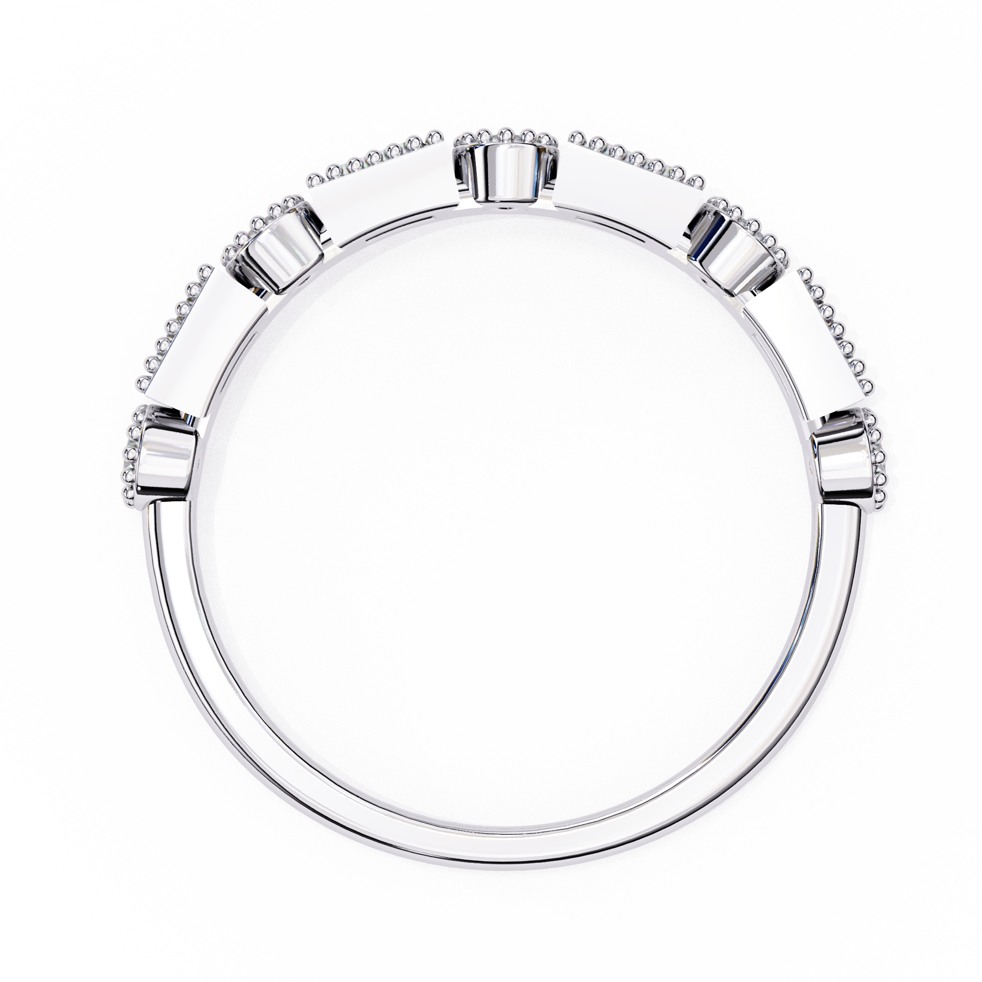 Luna Diamond Band Ring 16