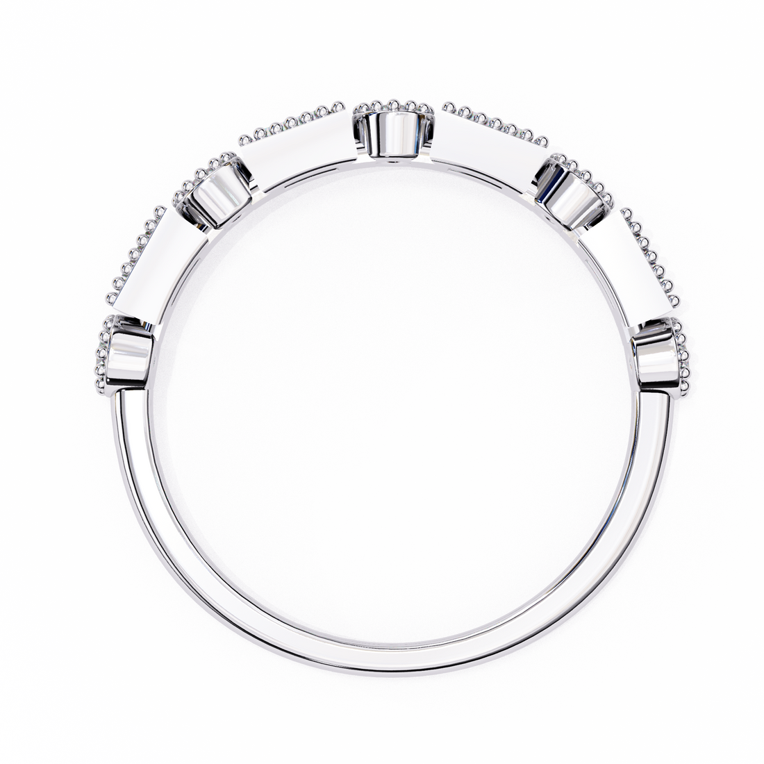 Luna Diamond Band Ring 16