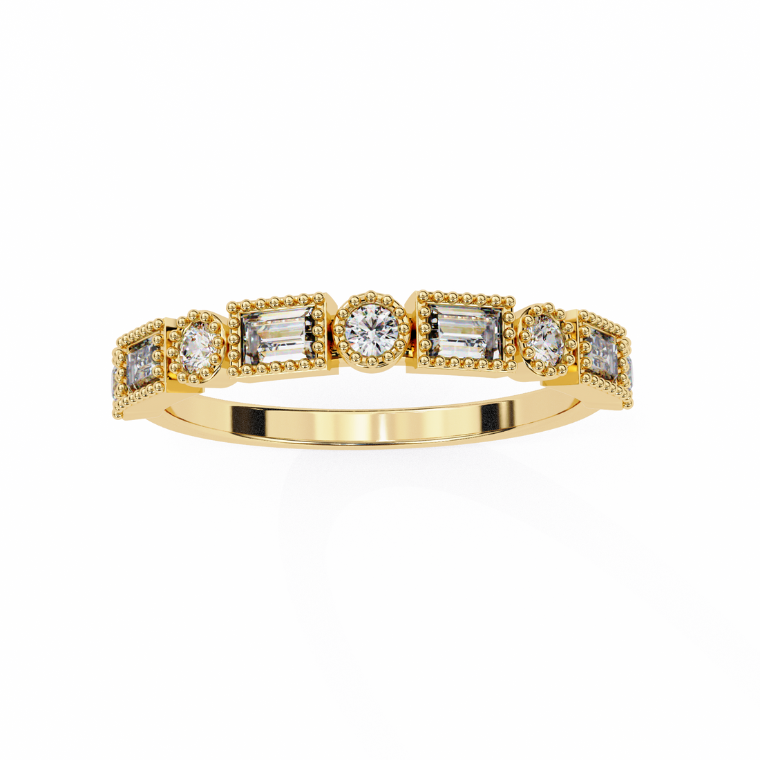 Luna Diamond Band Ring 2