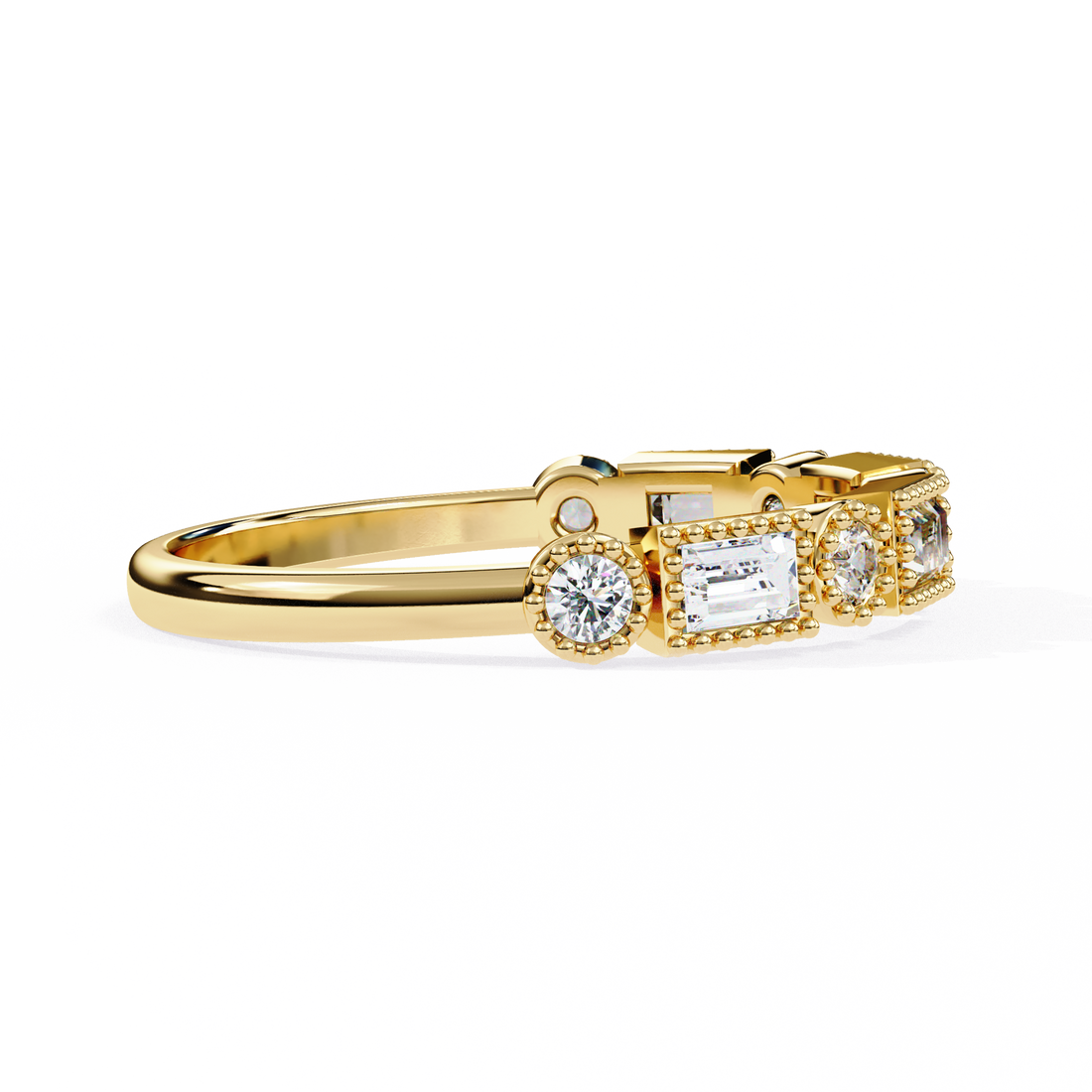 Luna Diamond Band Ring 3