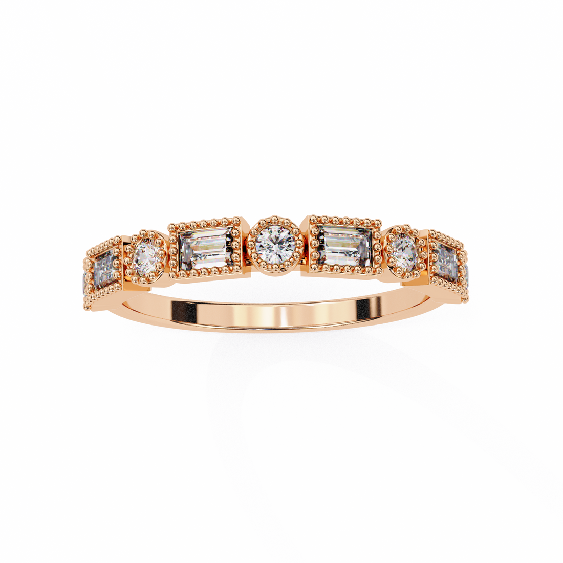 Luna Diamond Band Ring 6