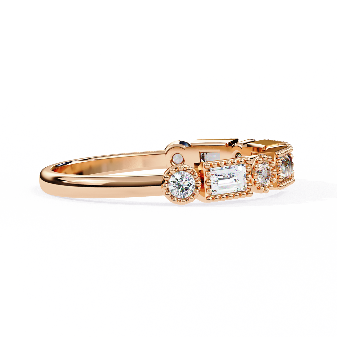 Luna Diamond Band Ring 8