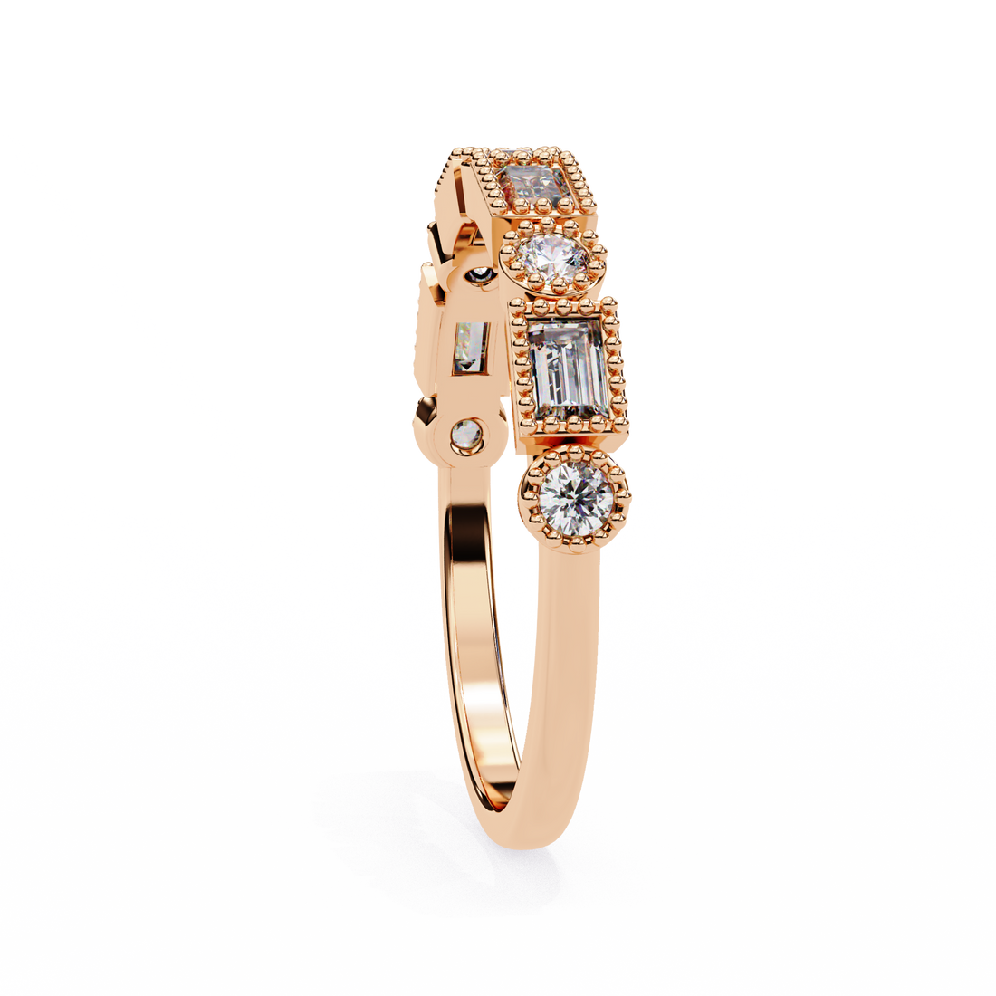 Luna Diamond Band Ring 9