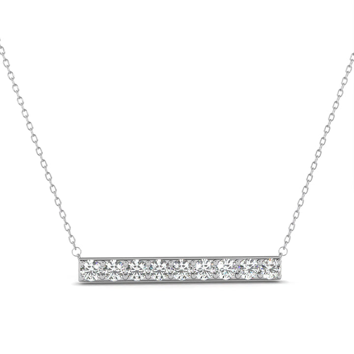 Lush Essence Diamond Pendant  In 925 Silver