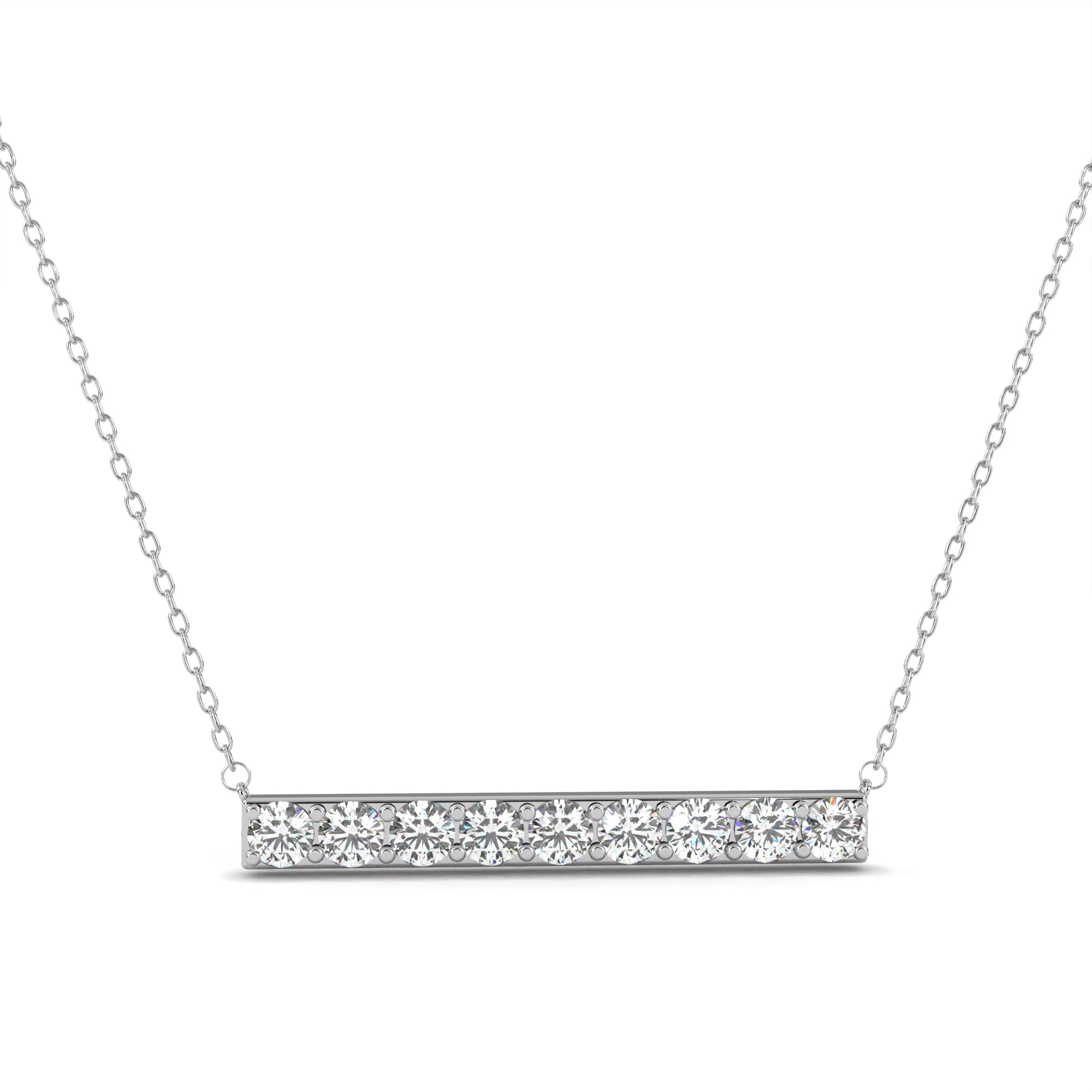 Lush Essence Diamond Pendant  In 925 Silver