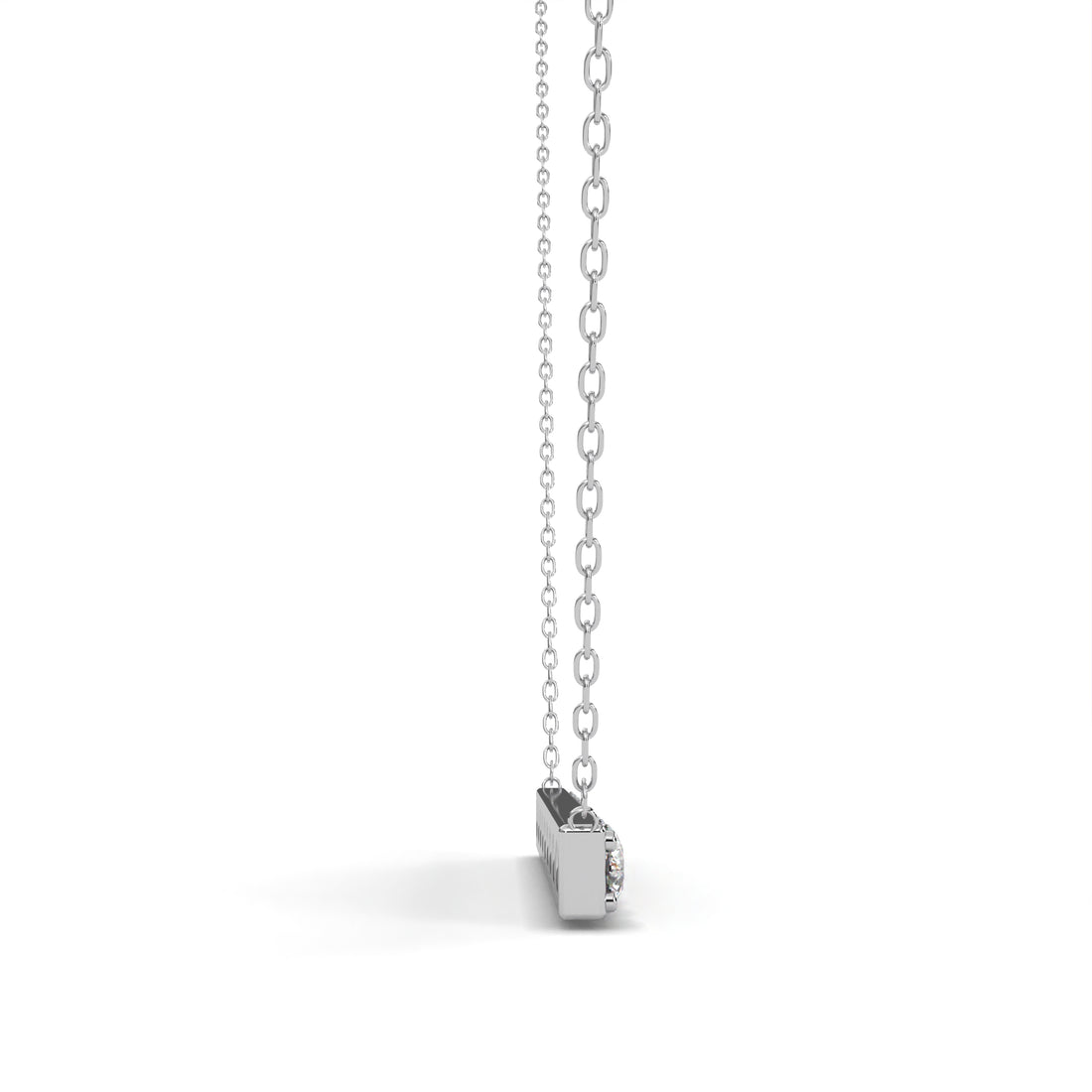 Lush Essence Diamond Pendant  In 925 Silver