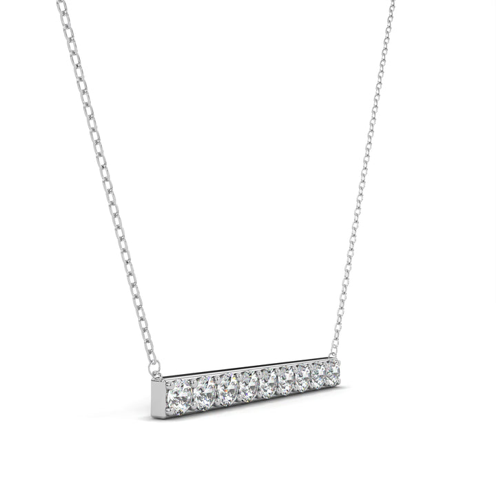 Lush Essence Diamond Pendant  In 925 Silver
