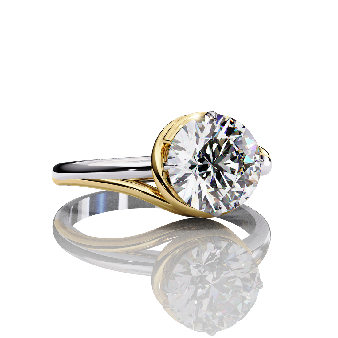 Lustre Solitaire Ring