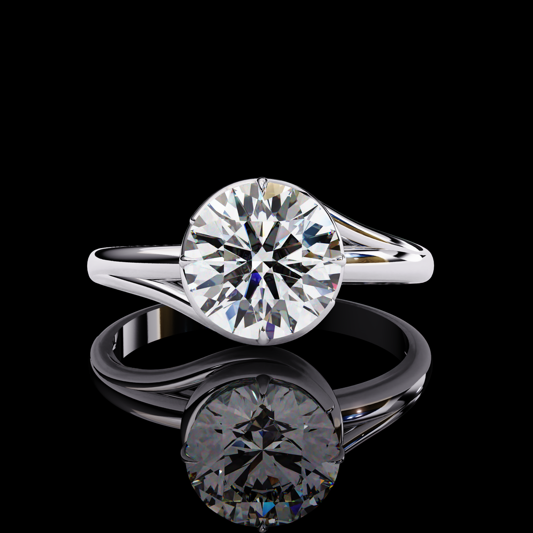 Lustre Solitaire Ring11