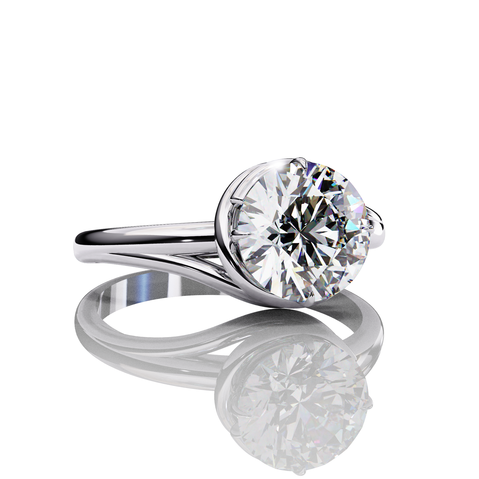 Lustre Solitaire Ring12