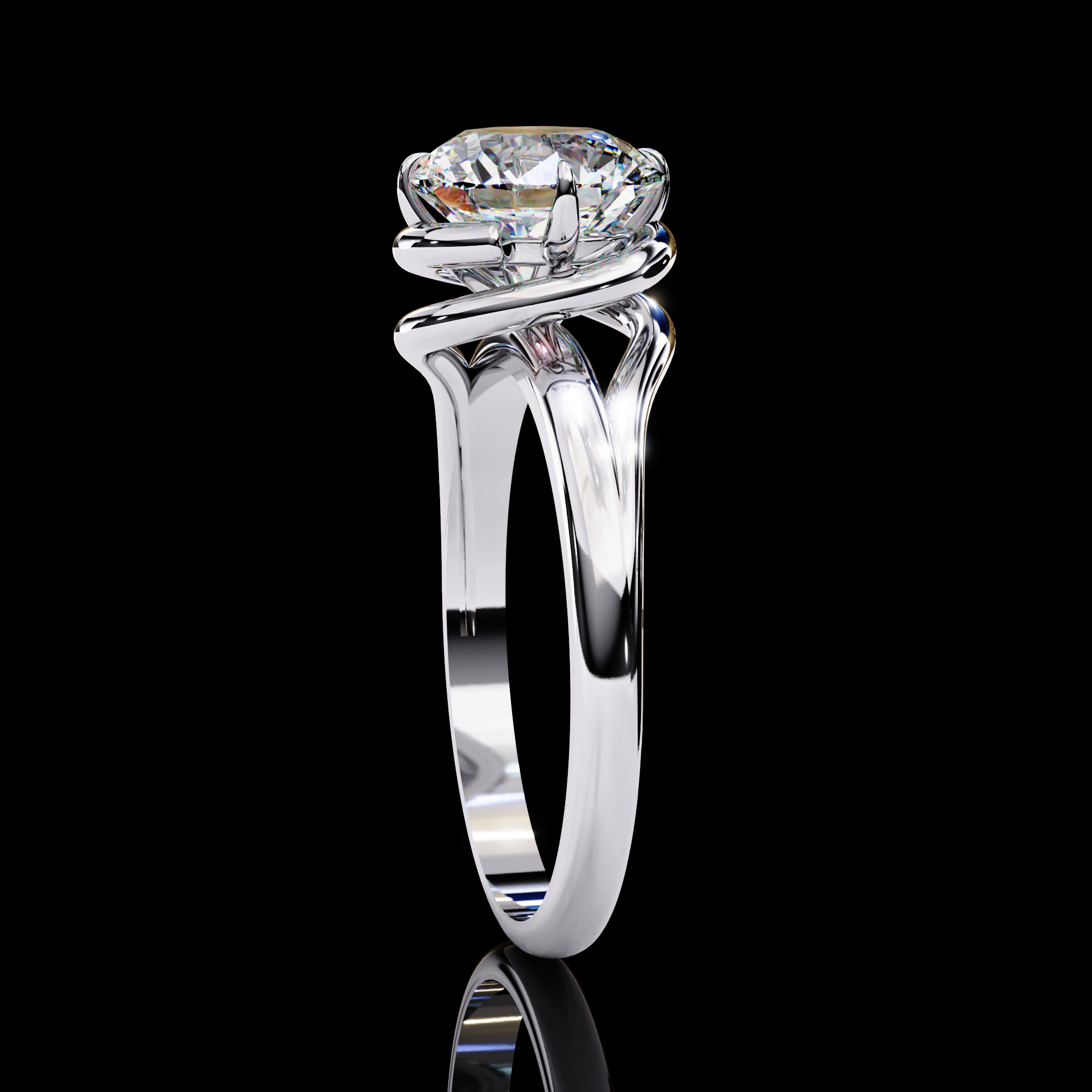 Lustre Solitaire Ring13