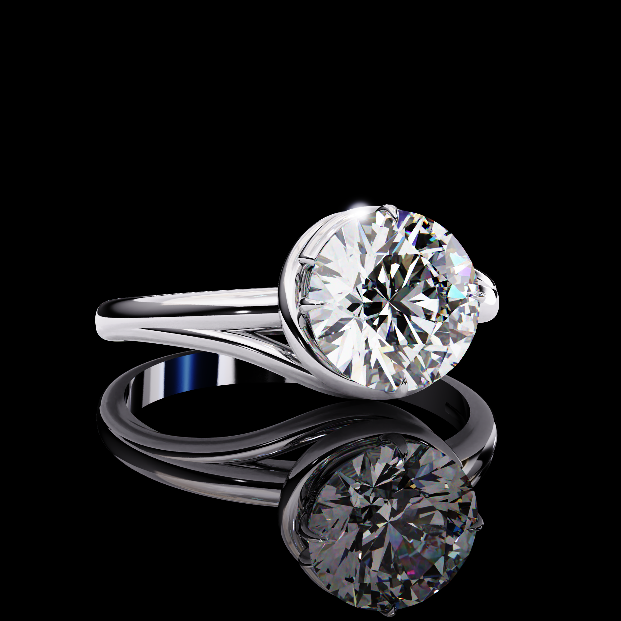 Lustre Solitaire Ring15
