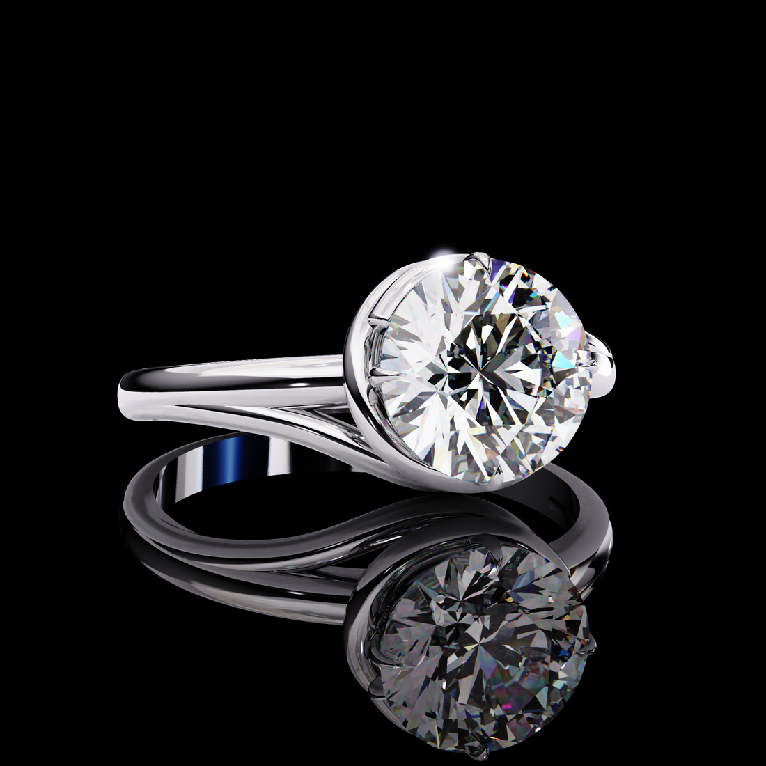 Lustre Solitaire Ring15