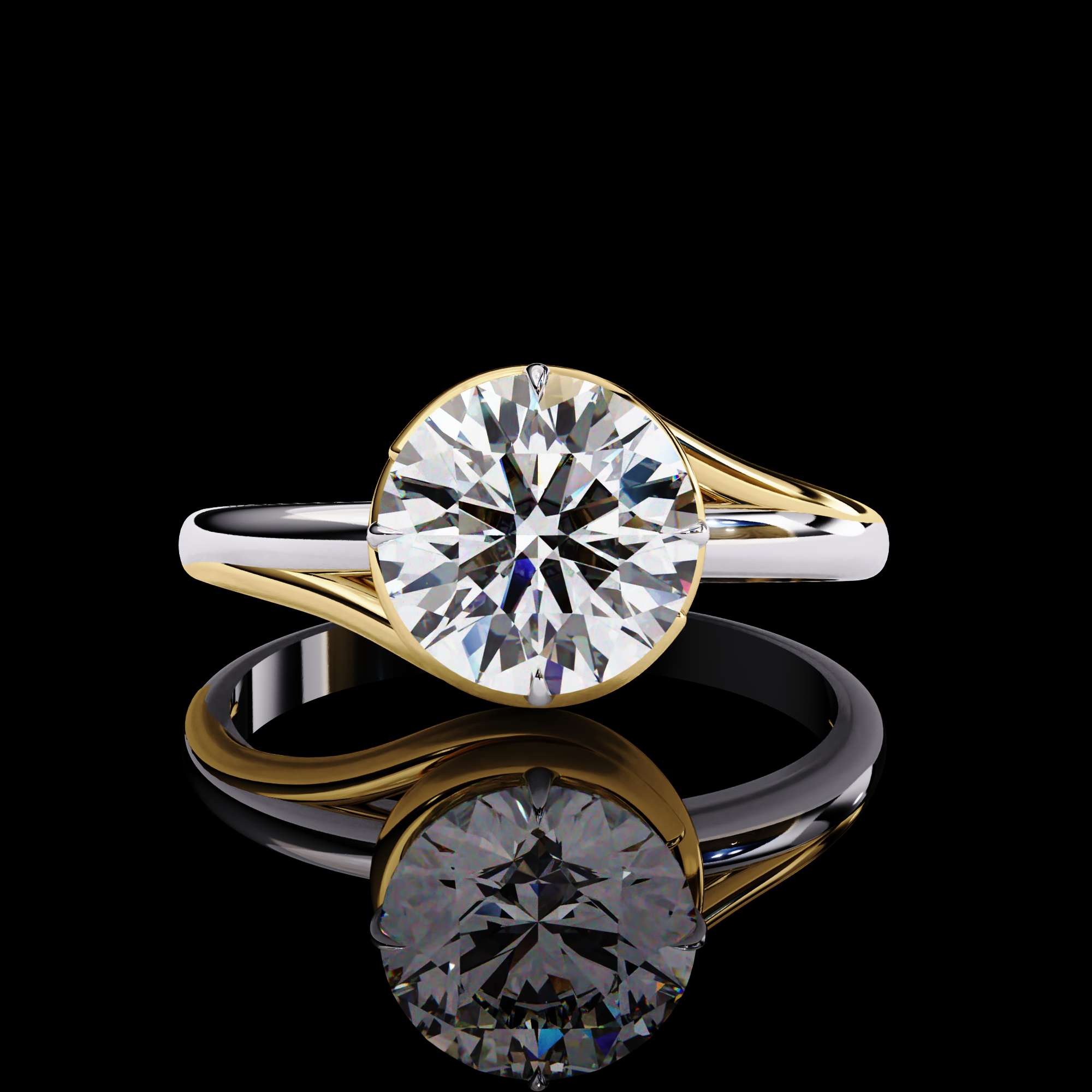 Lustre Solitaire Ring5