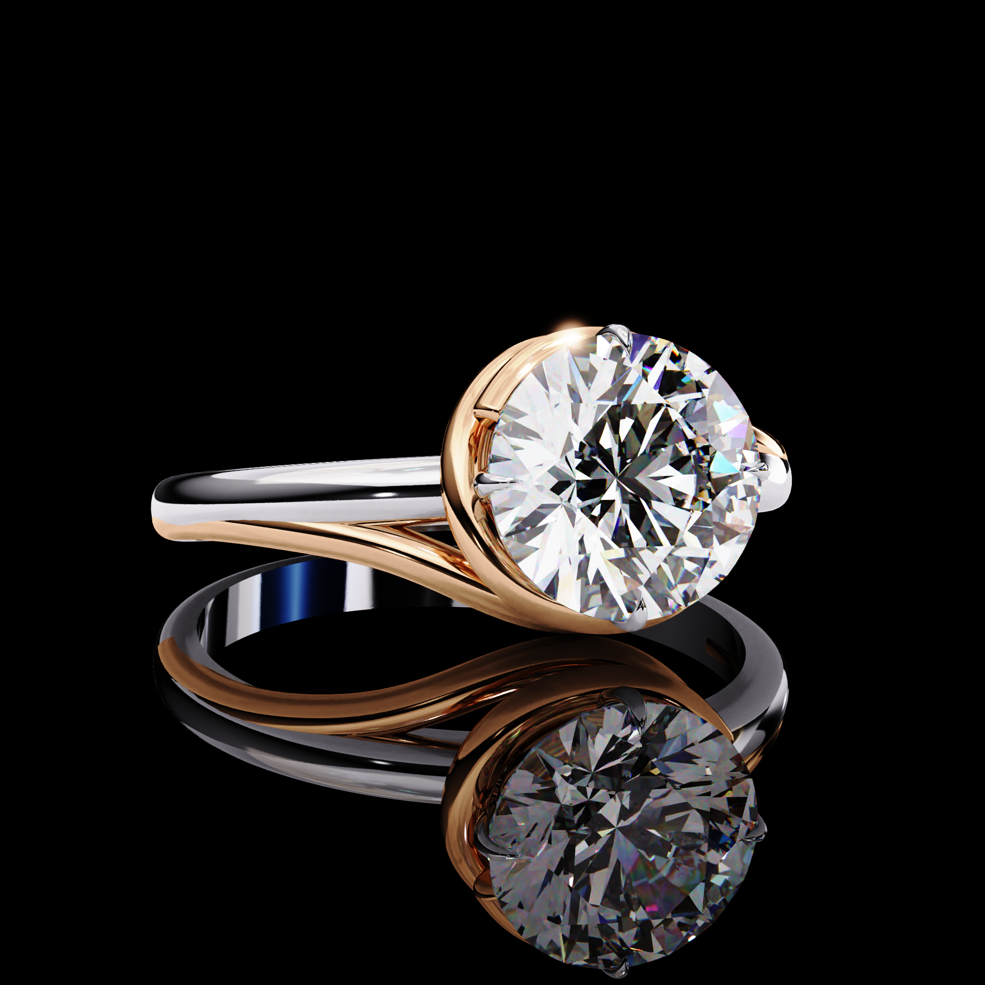 Lustre Solitaire Ring9