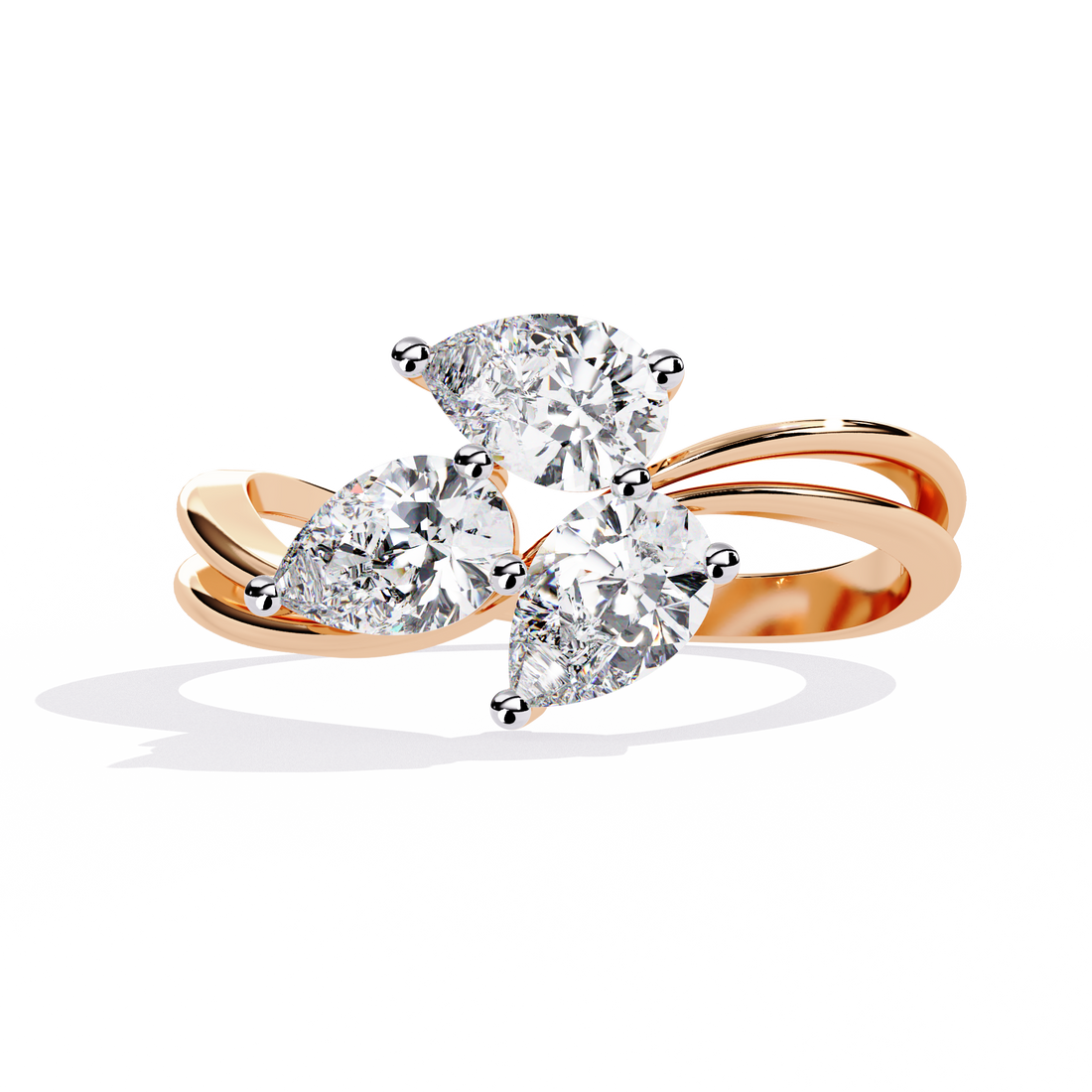 Luxe Drop Sparkle Diamond Ring 5