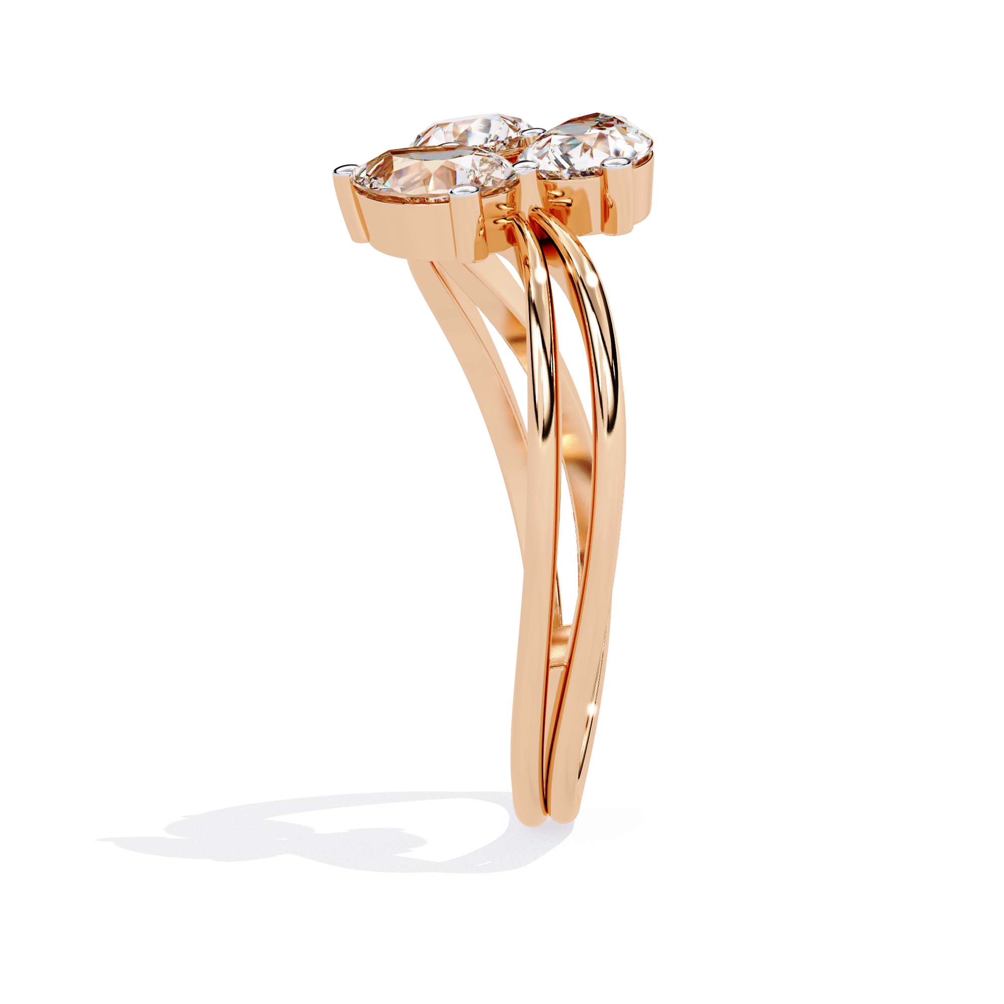 Luxe Drop Sparkle Diamond Ring 7