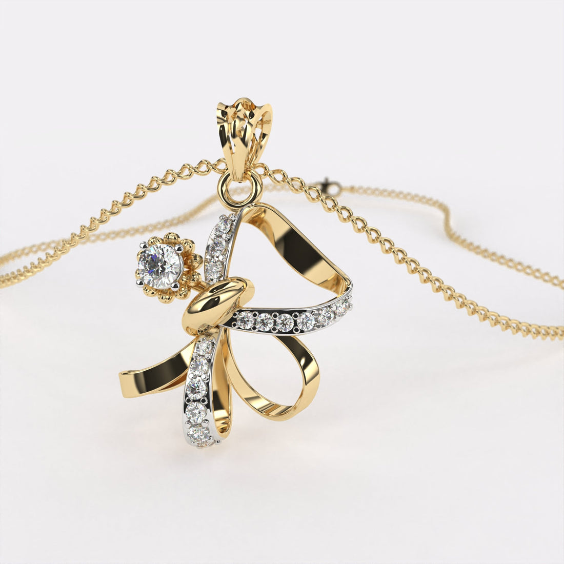 Luxe Solitaire Diamond Pendant