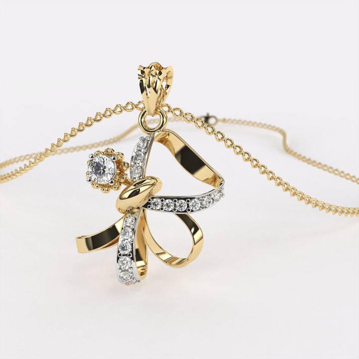 Luxe Solitaire Diamond Pendant