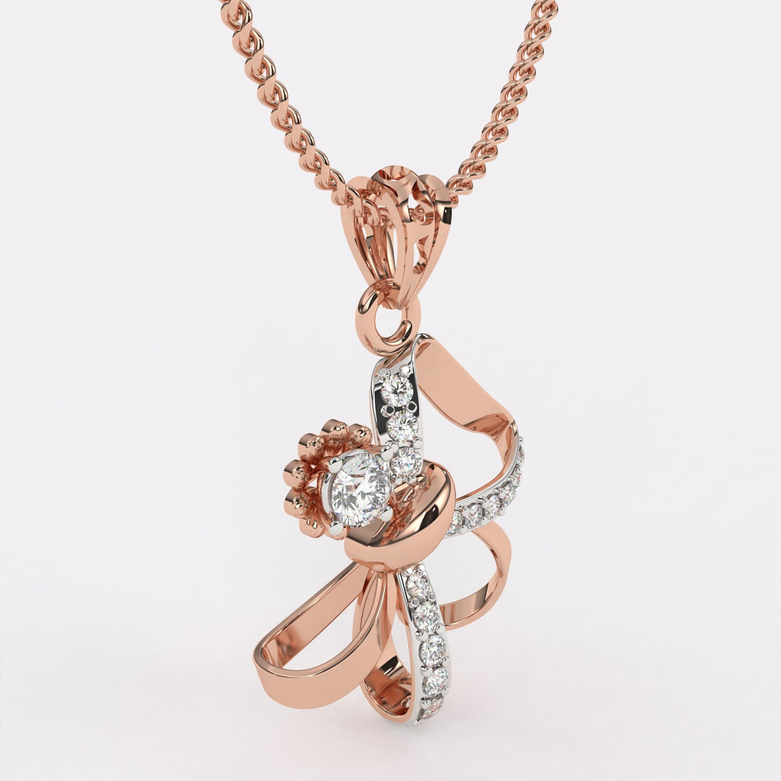 Luxe Solitaire Diamond Pendant
