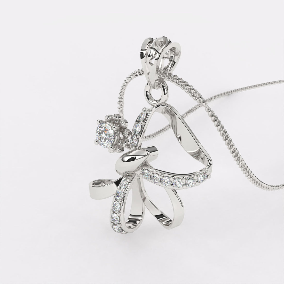 Luxe Solitaire Diamond Pendant