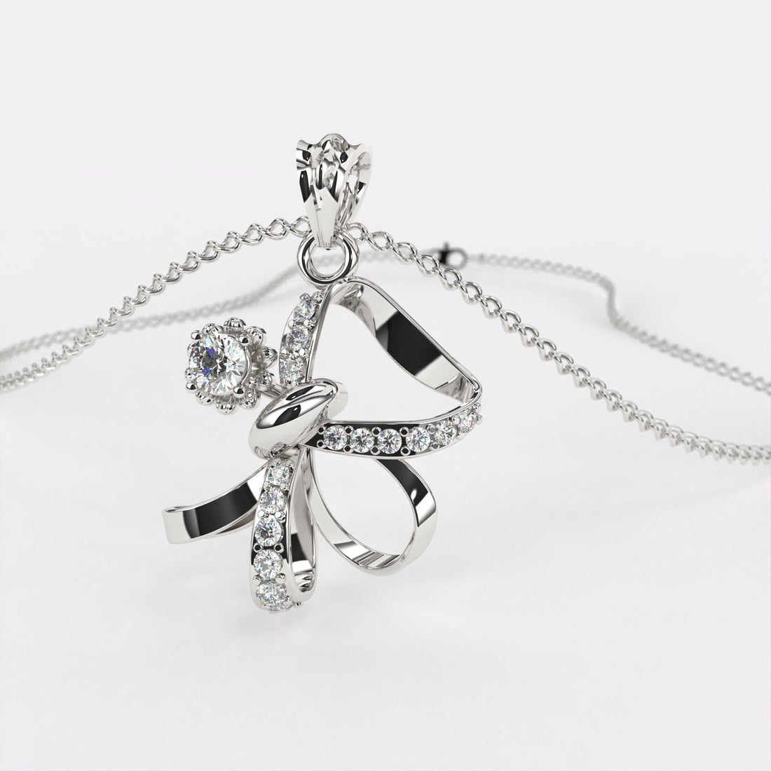 Luxe Solitaire Diamond Pendant