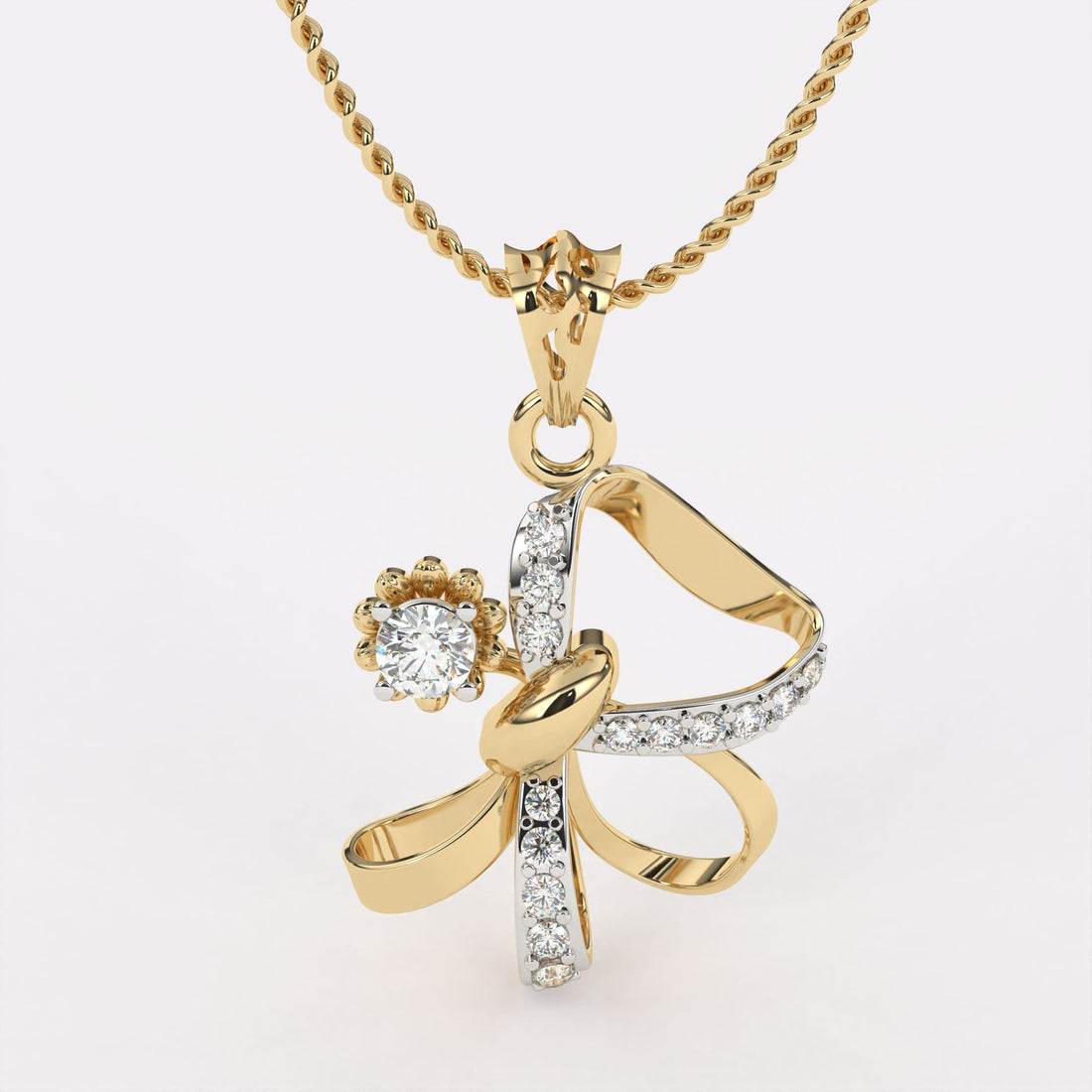 Luxe Solitaire Diamond Pendant