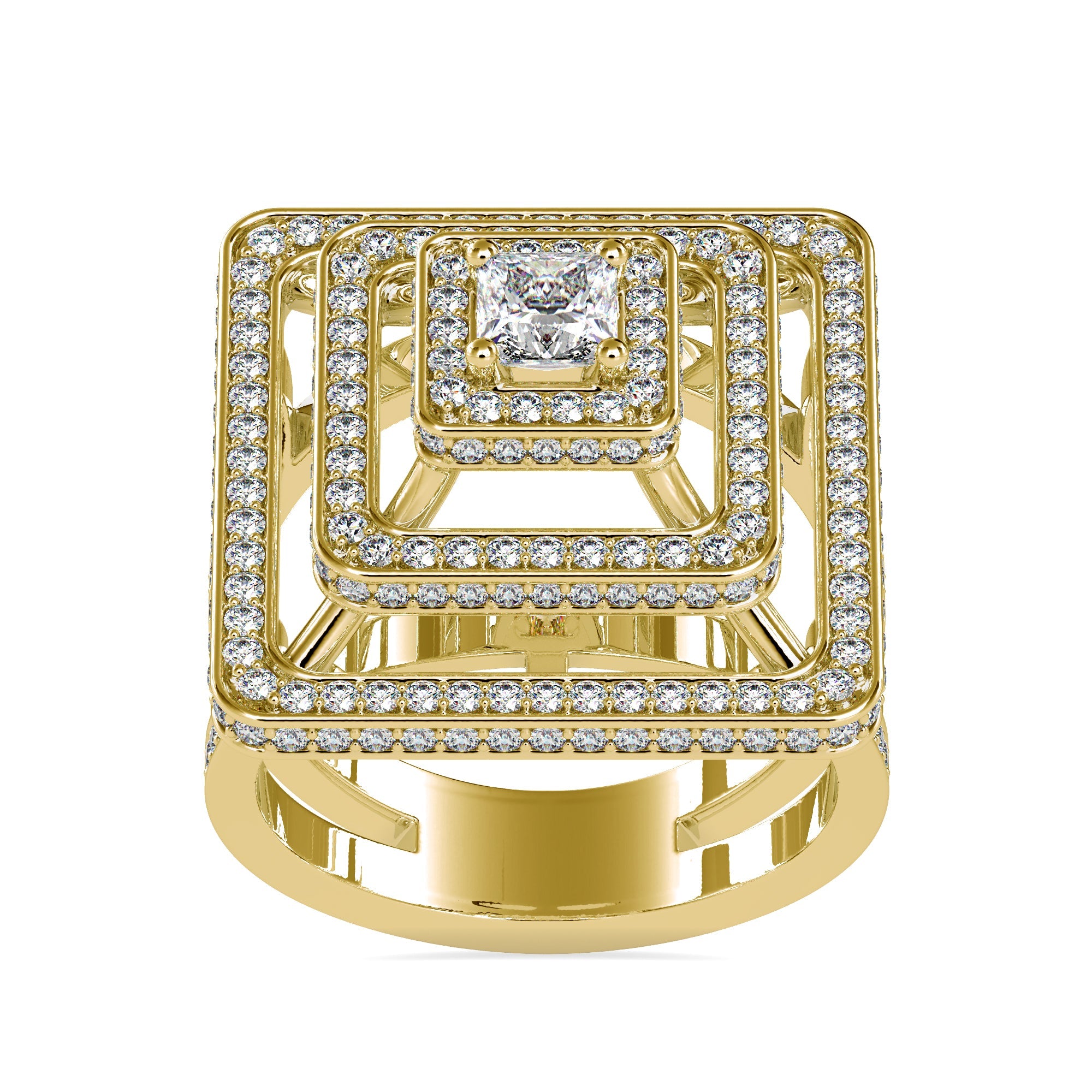 Luxe Whirl Lab Grown Diamond Ring