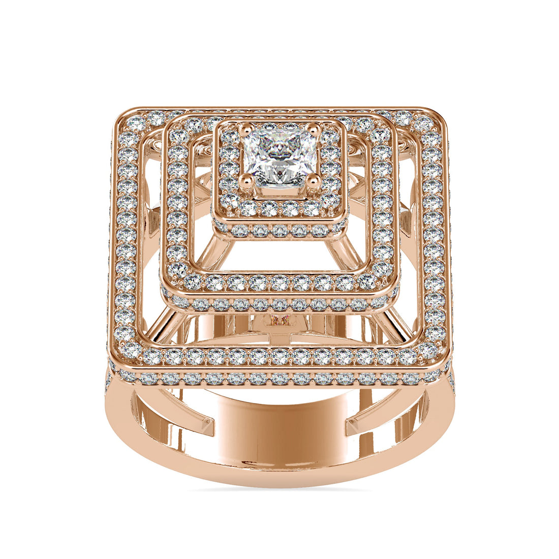 Luxe Whirl Lab Grown Diamond Ring 2