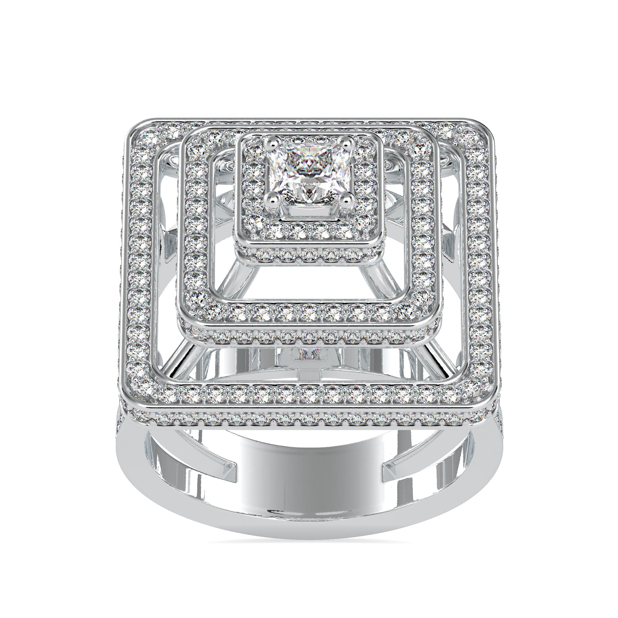 Luxe Whirl Lab Grown Diamond Ring 4