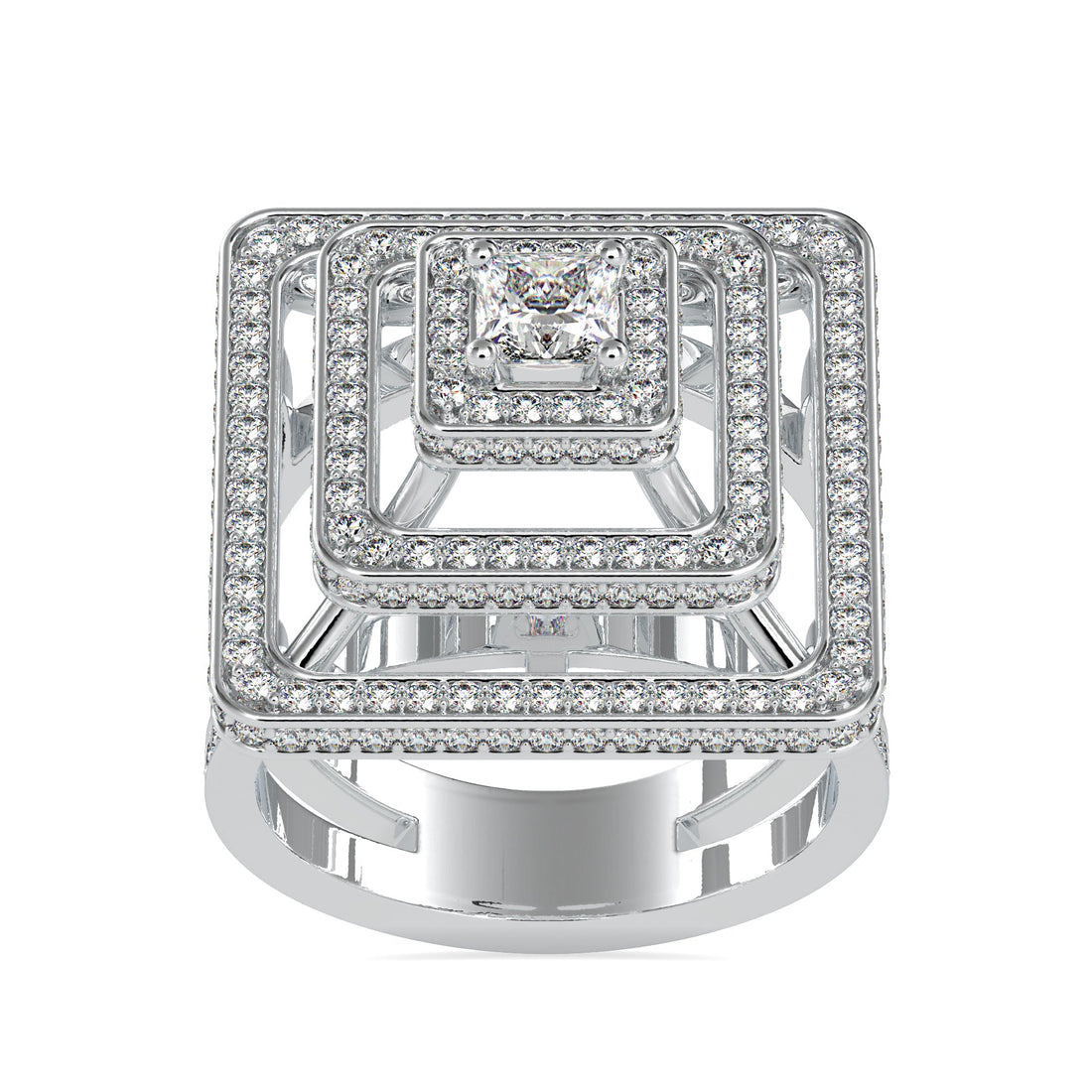 Luxe Whirl Lab Grown Diamond Ring 4