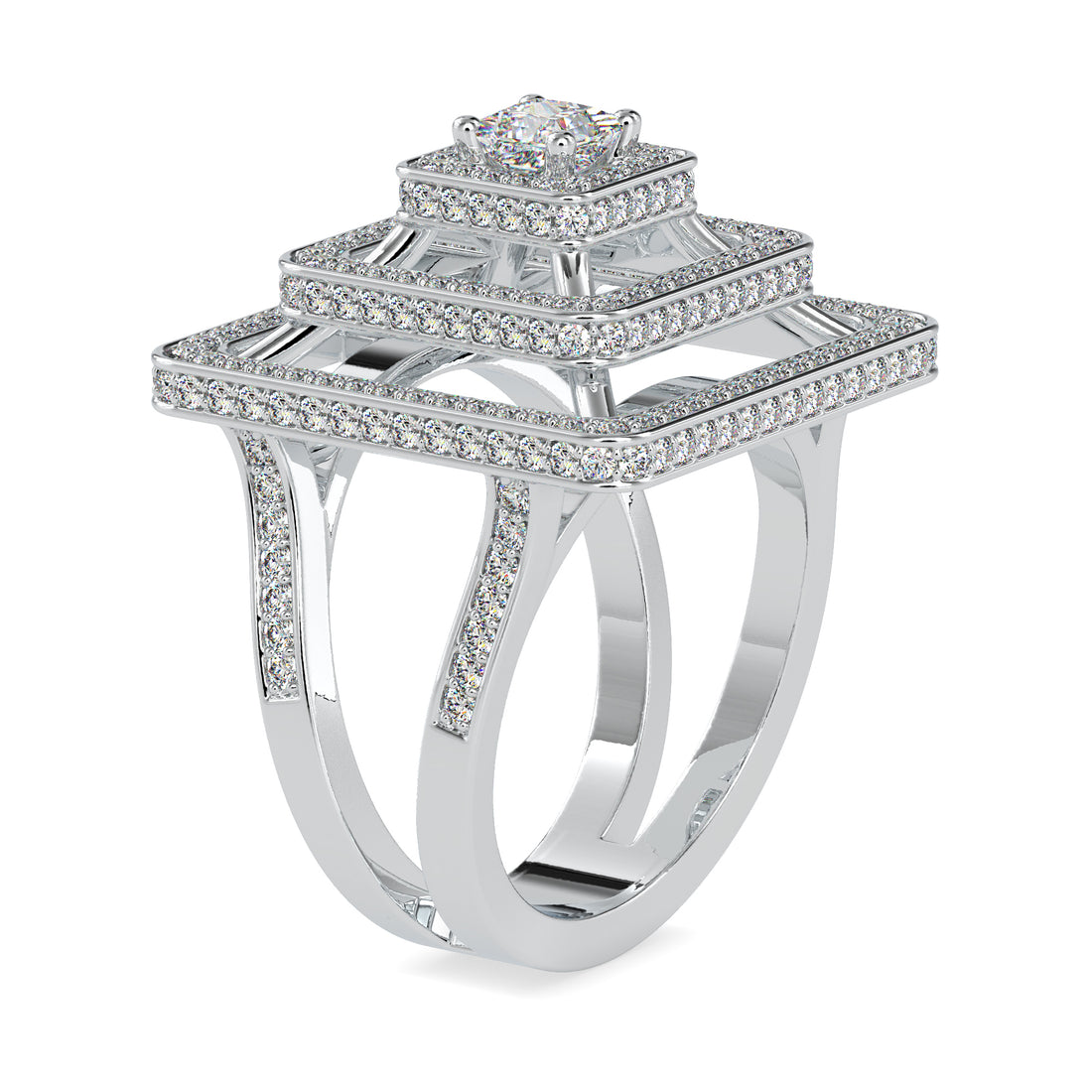 Luxe Whirl Lab Grown Diamond Ring 5